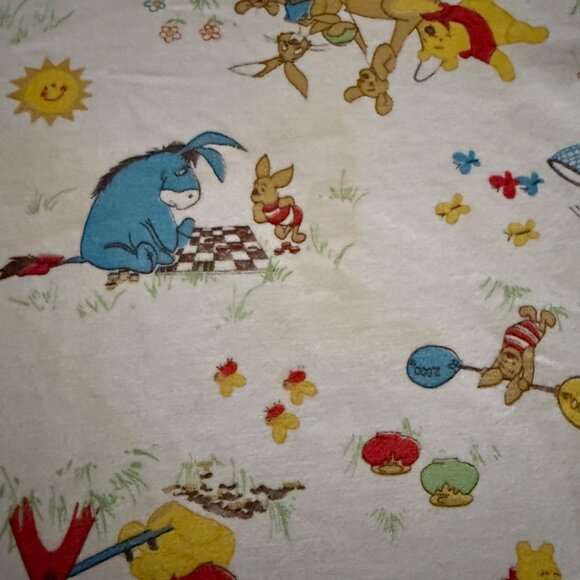 Winnie The Pooh Vintage Baby Receiving Blanket - Picture 8 of 10
